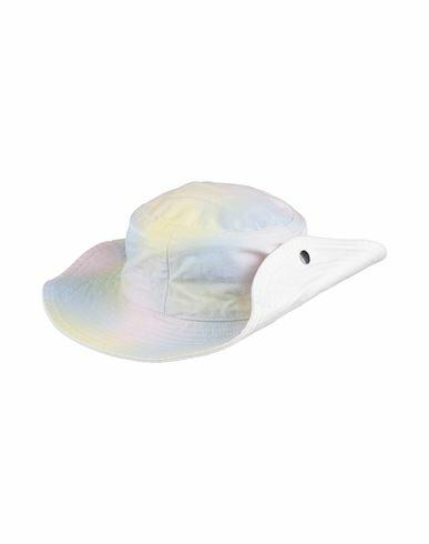 Ganni Woman Hat Light yellow Cotton Cover