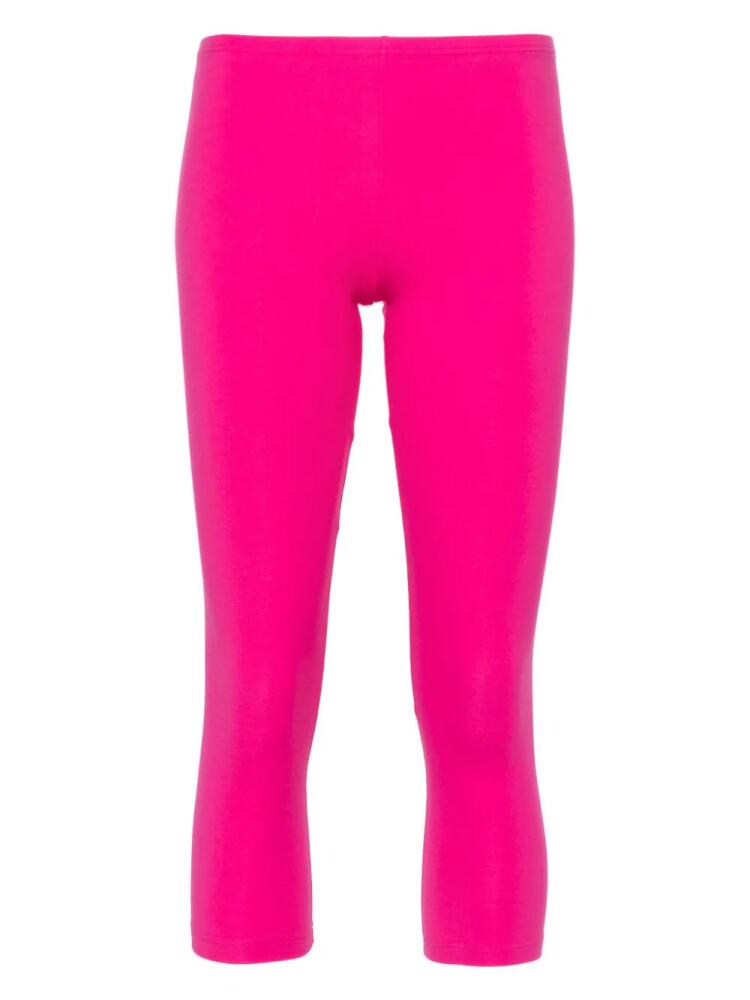 DSQUARED2 soft-jersey cropped leggings - Pink Cover