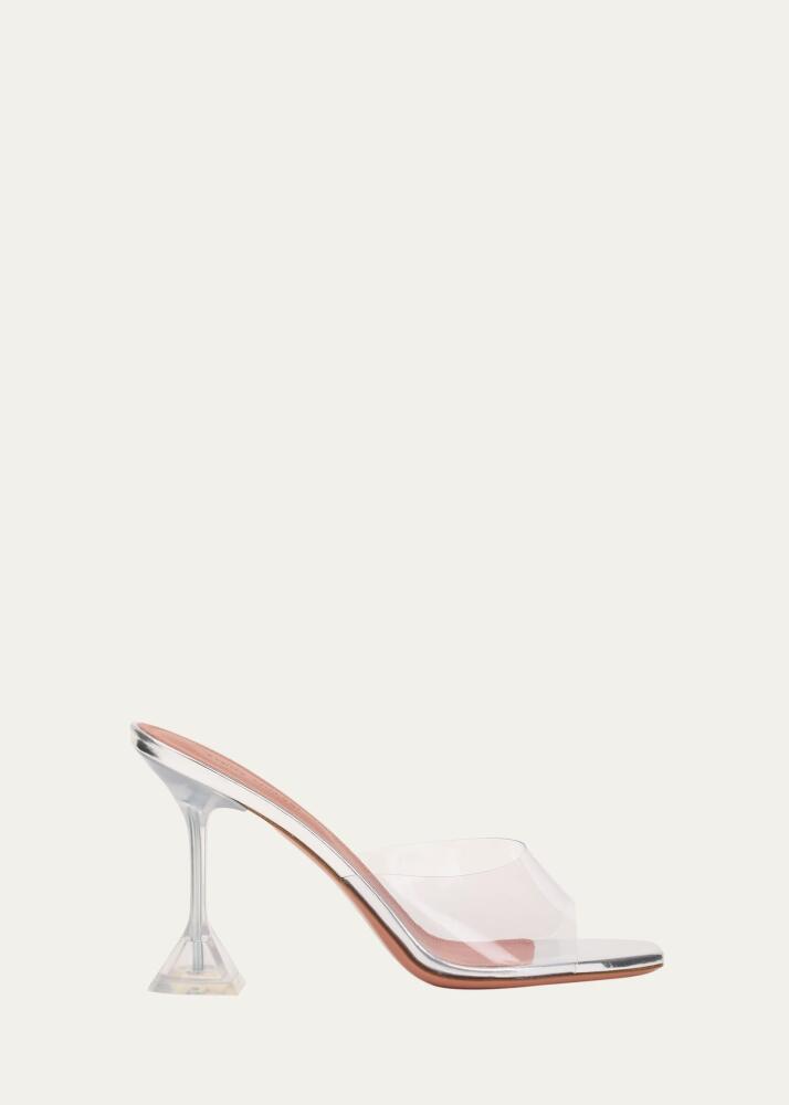 Amina Muaddi Lupita Clear Slide Mule Sandals Cover