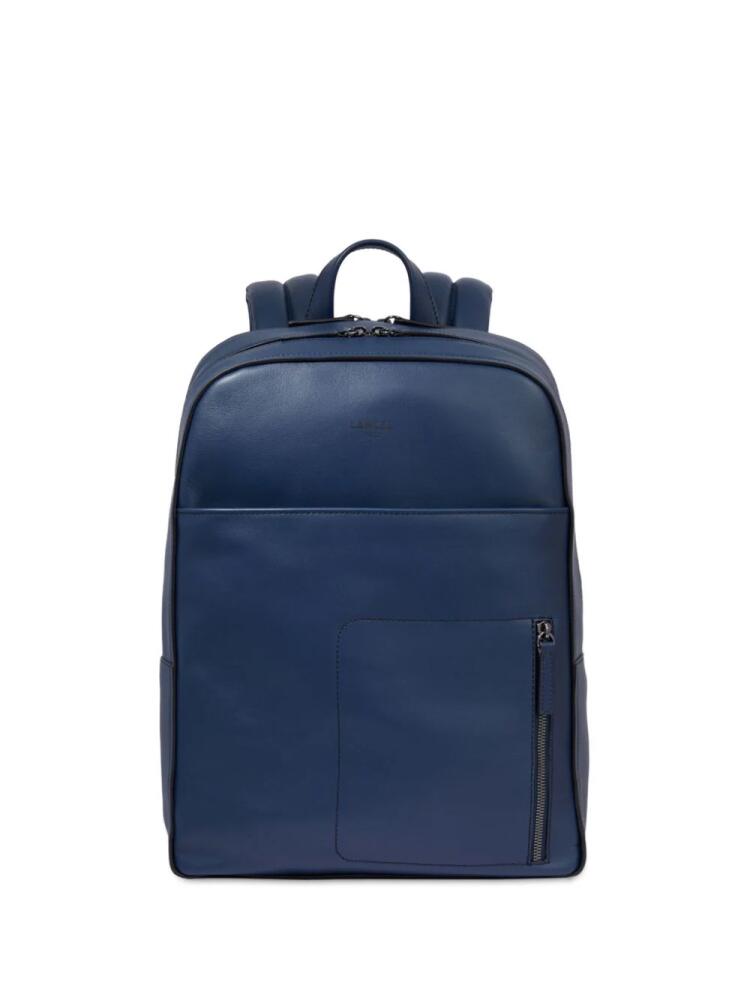 Lancel Max de Lancel leather backpack - Blue Cover