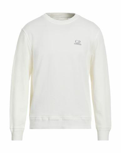 C. p. Company Man Sweatshirt White Cotton Cover