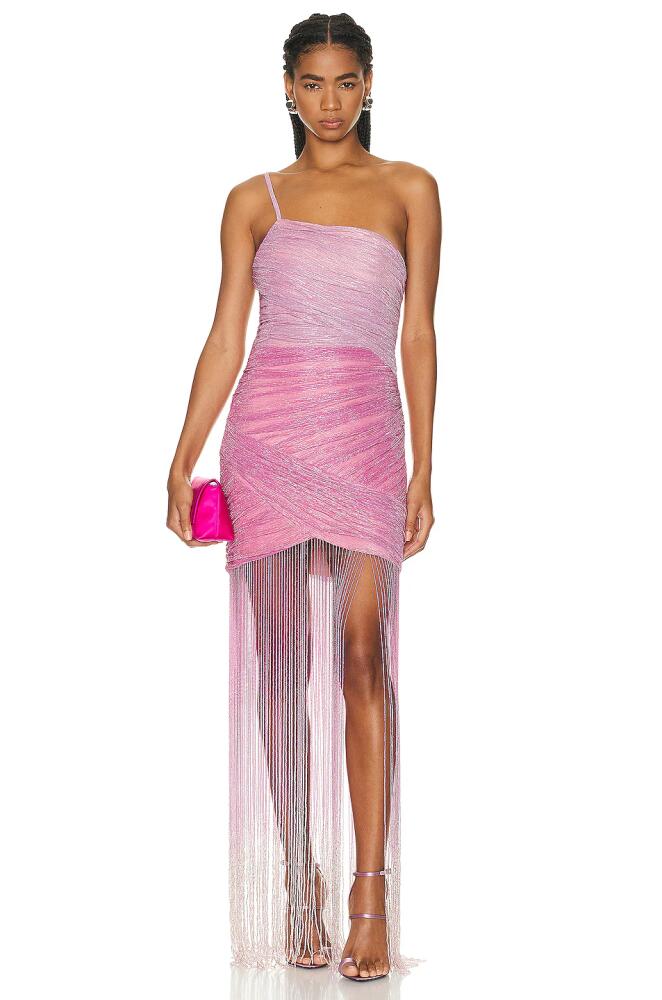 PatBO Ombre Beaded Gown in Pink Cover