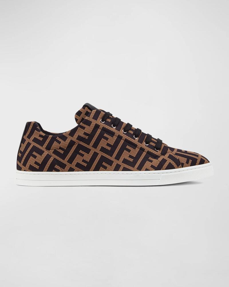 Fendi Men's Allover FF Low-Top Sneakers Cover