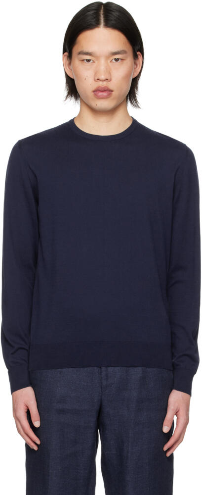 Polo Ralph Lauren Navy Crewneck Sweater Cover