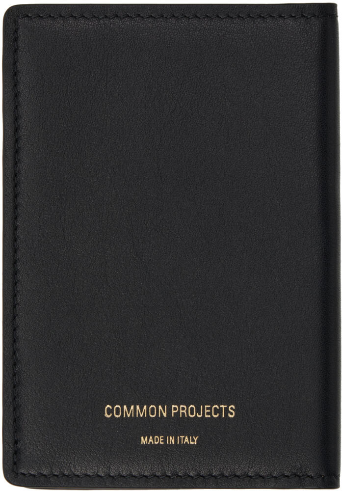 Common Projects Black Folio Wallet Cover