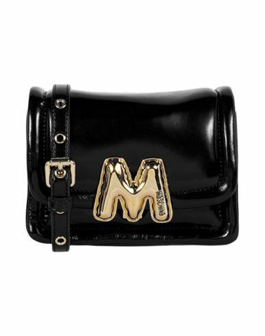 Moschino M Balloon Crossbody Bag Woman Cross-body bag Black Leather Cover