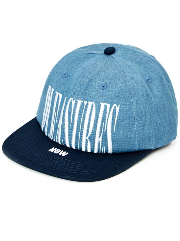 Pleasures embroidered-logo denim cap - Blue Cover