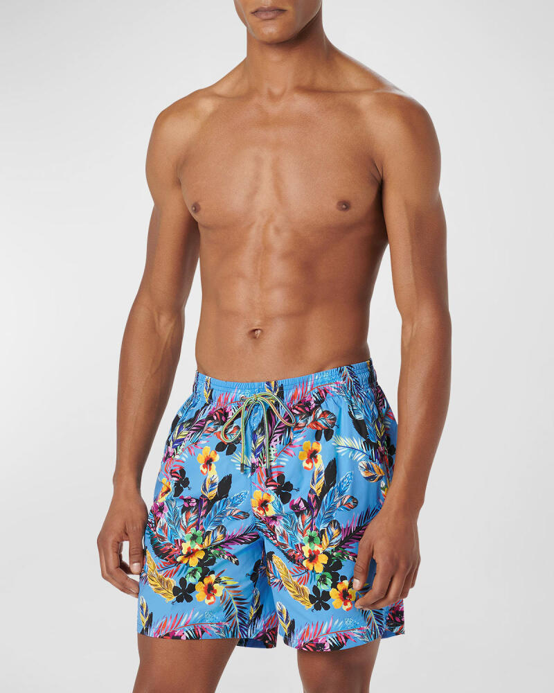 Bugatchi Men's Cosmo Floral Swim Trunks Cover