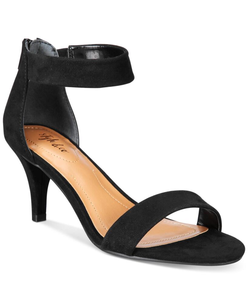 Style & Co Women's Paycee Two-Piece Dress Sandals, Created for Macy's - Black Cover