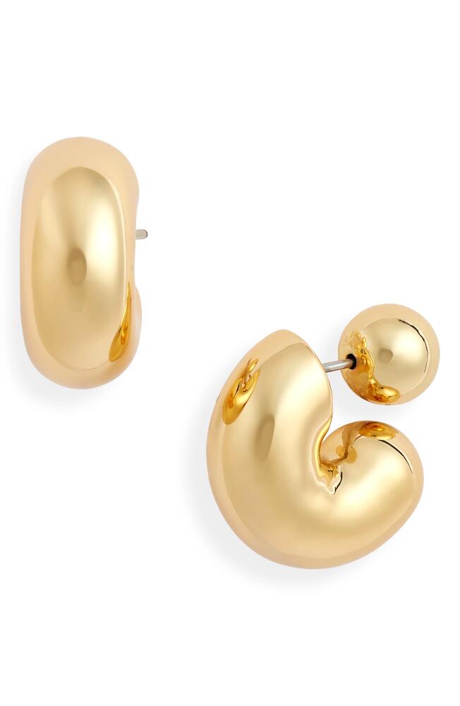 Jenny Bird Tome Medium Hoop Earrings in High Polish Gold Cover