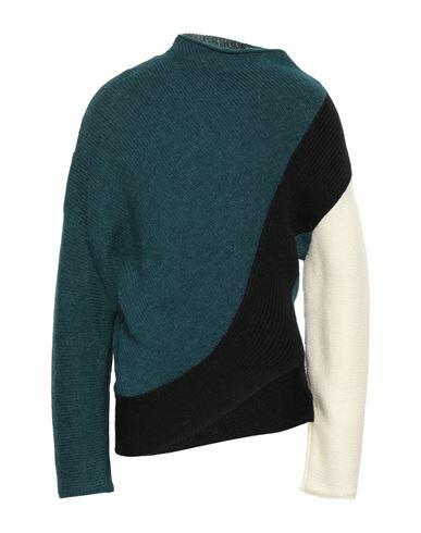 Kiko Kostadinov Man Turtleneck Deep jade Alpaca wool, Merino Wool Cover