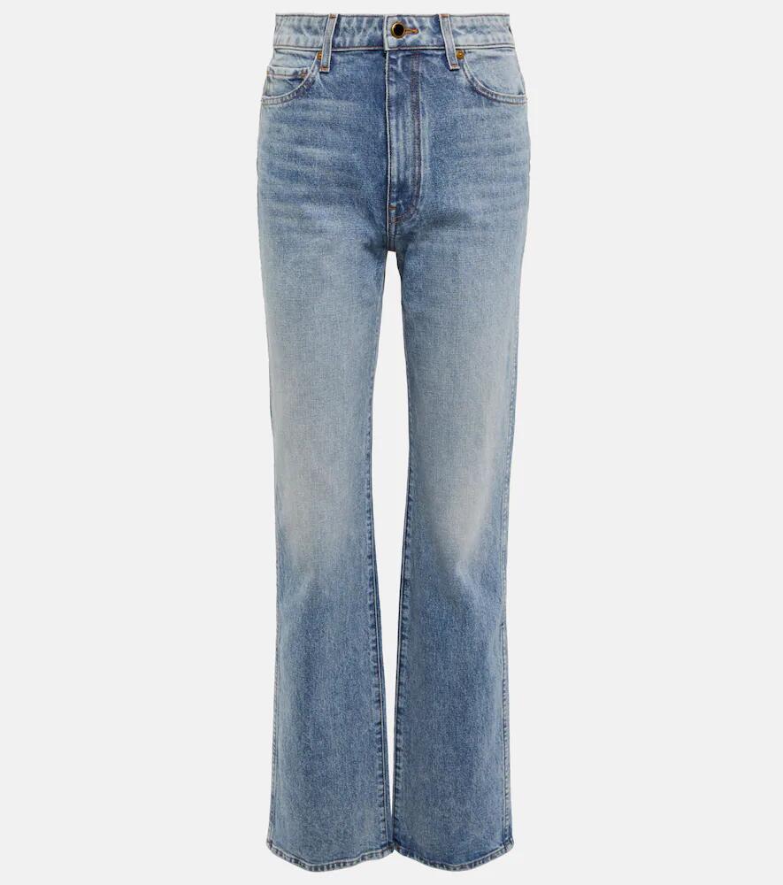 Khaite Danielle high-rise straight jeans Cover