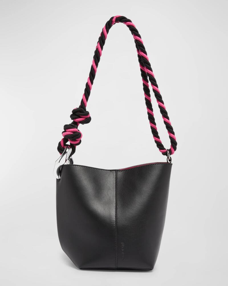 JW Anderson Corner Small Smooth Leather Bucket Bag Cover