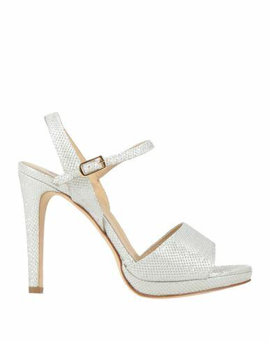 L'arianna Woman Sandals White Textile fibers Cover