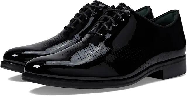 Cole Haan Washington Grand Laser Wing Oxford (Black Patent) Men's Lace up casual Shoes Cover