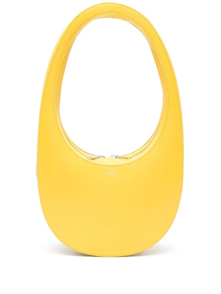 Coperni Swipe leather shoulder bag - Yellow Cover