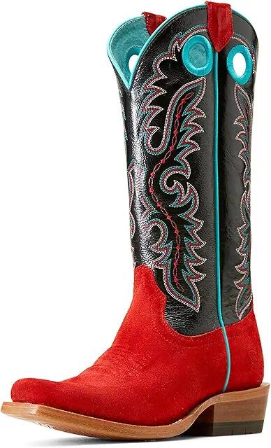 Ariat Futurity Boon Western Boots (Fiery Roughout) Women's Shoes Cover