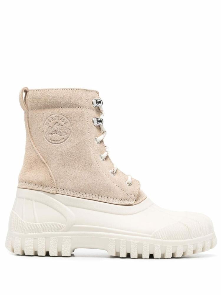 Diemme panelled chunky lace-up boots - Neutrals Cover