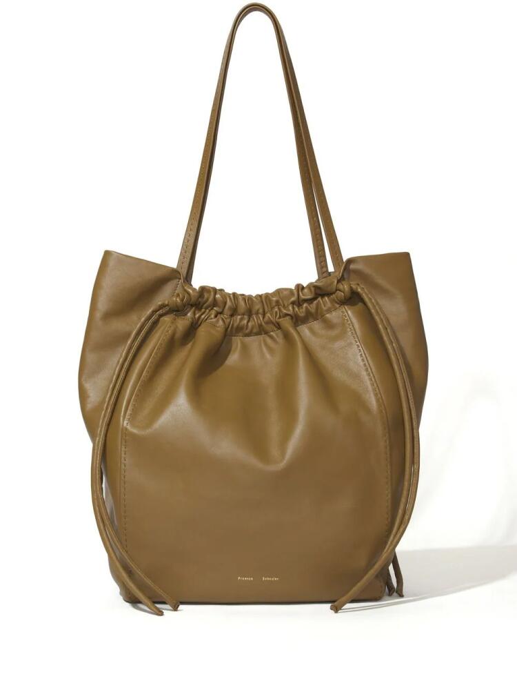 Proenza Schouler drawstring leather tote - Brown Cover