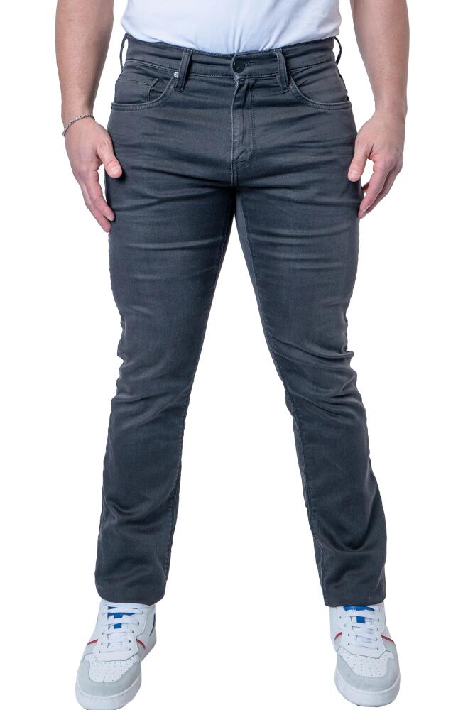 Maceoo Athletic Fit Stretch Jeans in Grey Cover