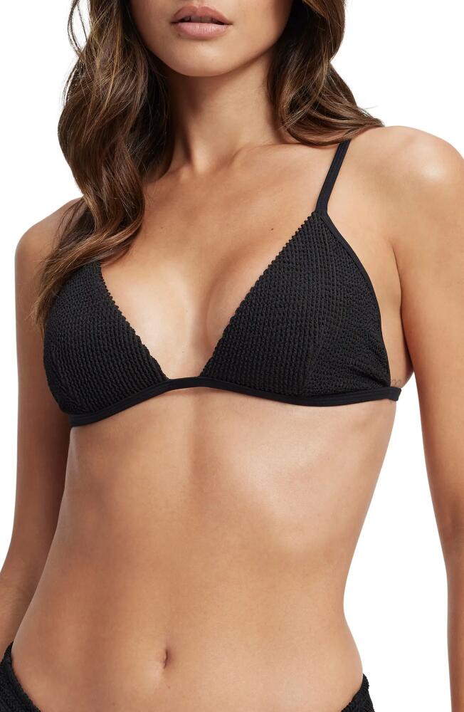 Good American Always Fits Perfect Fit Bikini Top in Black001 Cover