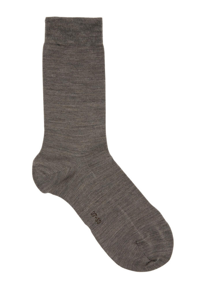 Falke Soft Merino Wool-blend Socks - Brown Cover