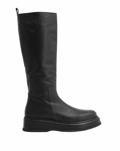 Leonardo Principi Woman Boot Black Ovine leather Cover