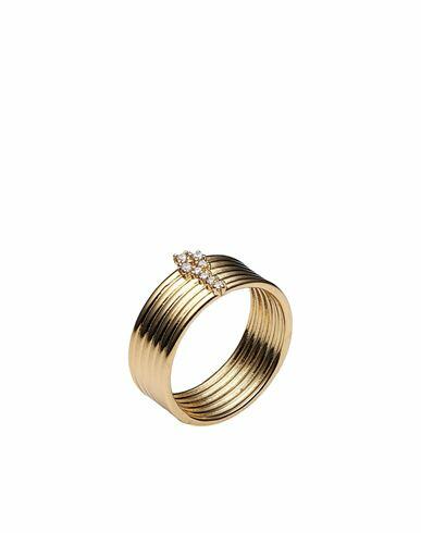 P D Paola Super Nova Gold Ring Woman Ring Gold 925/1000 Silver, 750/1000 gold plated, Cubic zirconia Cover