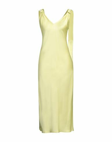 Max Mara Studio Woman Maxi dress Light yellow Acetate, Viscose Cover