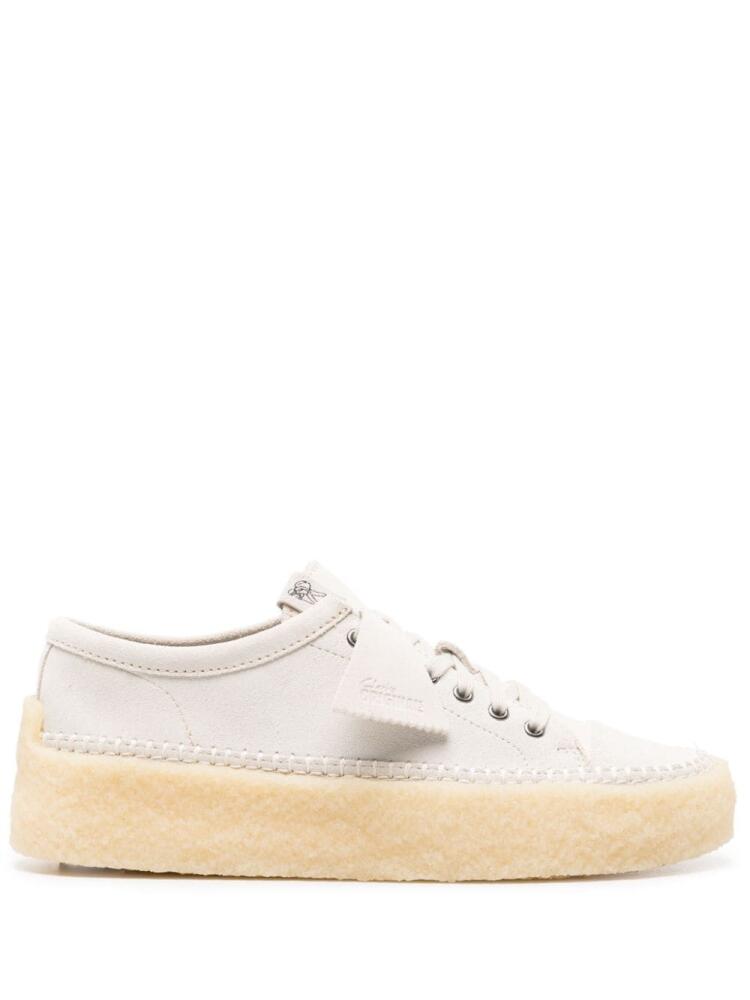 Clarks Caravan suede sneakers - White Cover