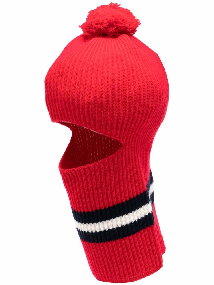 Cashmere In Love Wira pompom balaclava hat - Red Cover