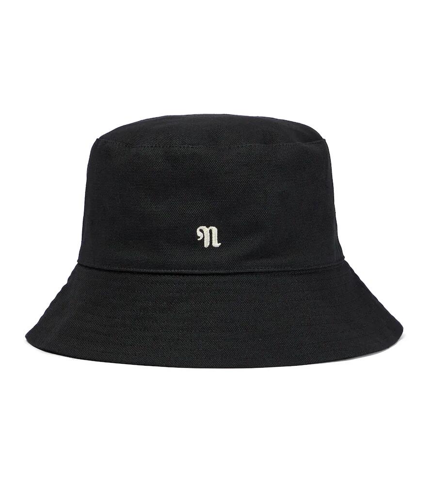 Nanushka Caran cotton bucket hat Cover