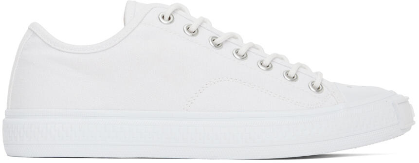 Acne Studios White Canvas Low Sneakers Cover