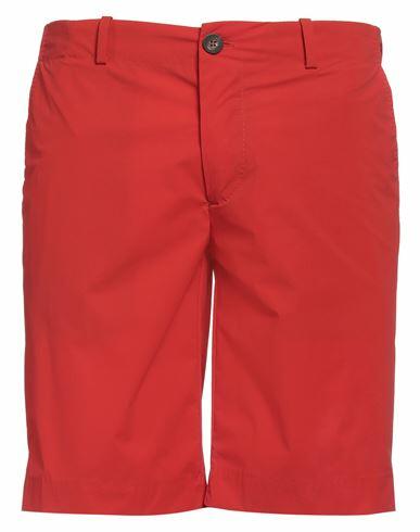 Rrd Man Shorts & Bermuda Shorts Red Polyamide, Elastane Cover