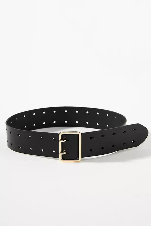 By Anthropologie Adjustable Double Prong Belt Cover