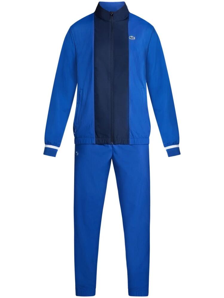 Lacoste x Daniil Medvedev striped-tipping tracksuit - Blue Cover