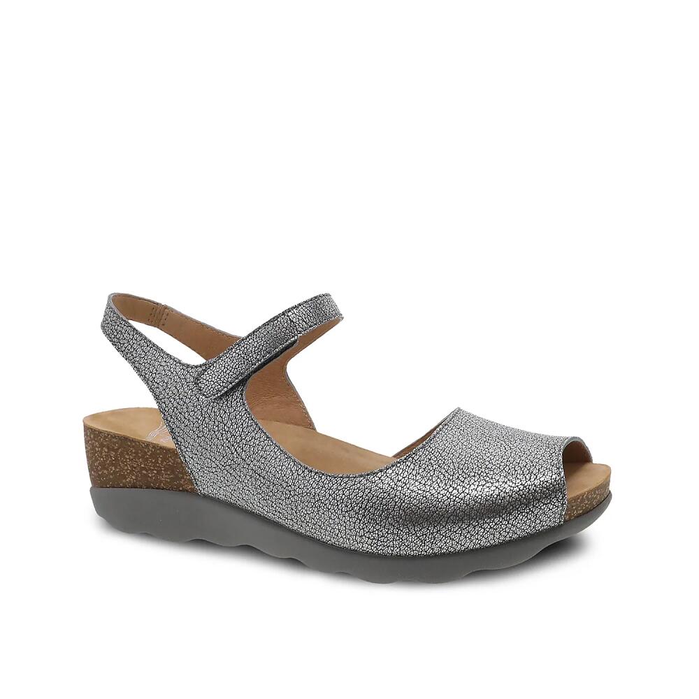 Dansko Marcy Wedge Sandal | Women's | Pewter Cover