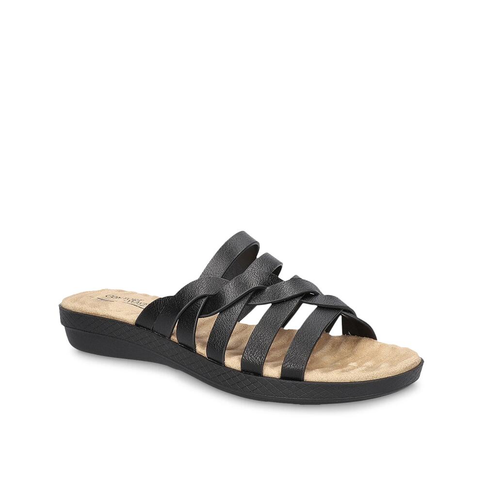 Easy Street Extra Wide Width Sheri Slide Sandal | Women's | Black Cover