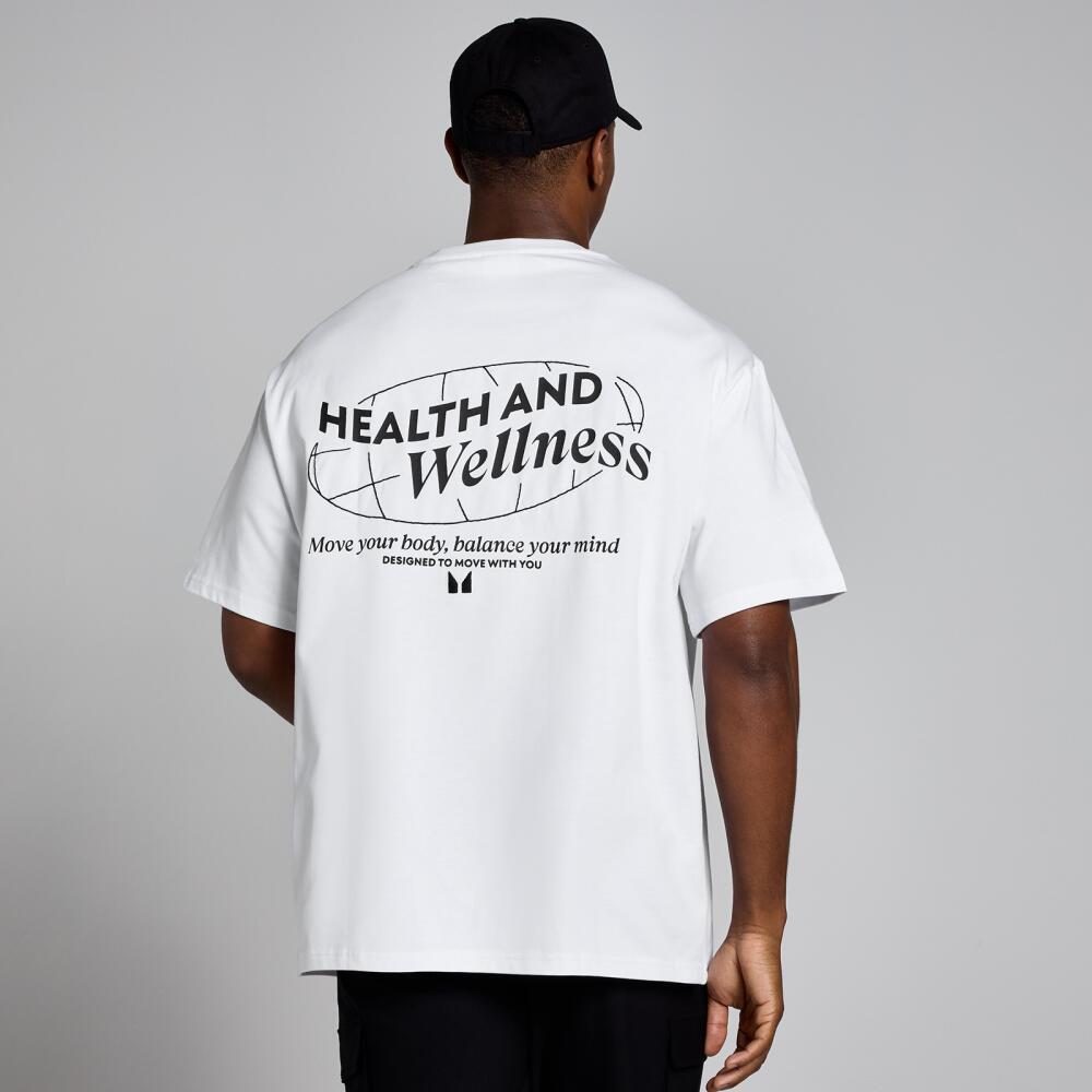 MP Men's Health & Wellness Graphic Oversized T-Shirt - White - XS Cover