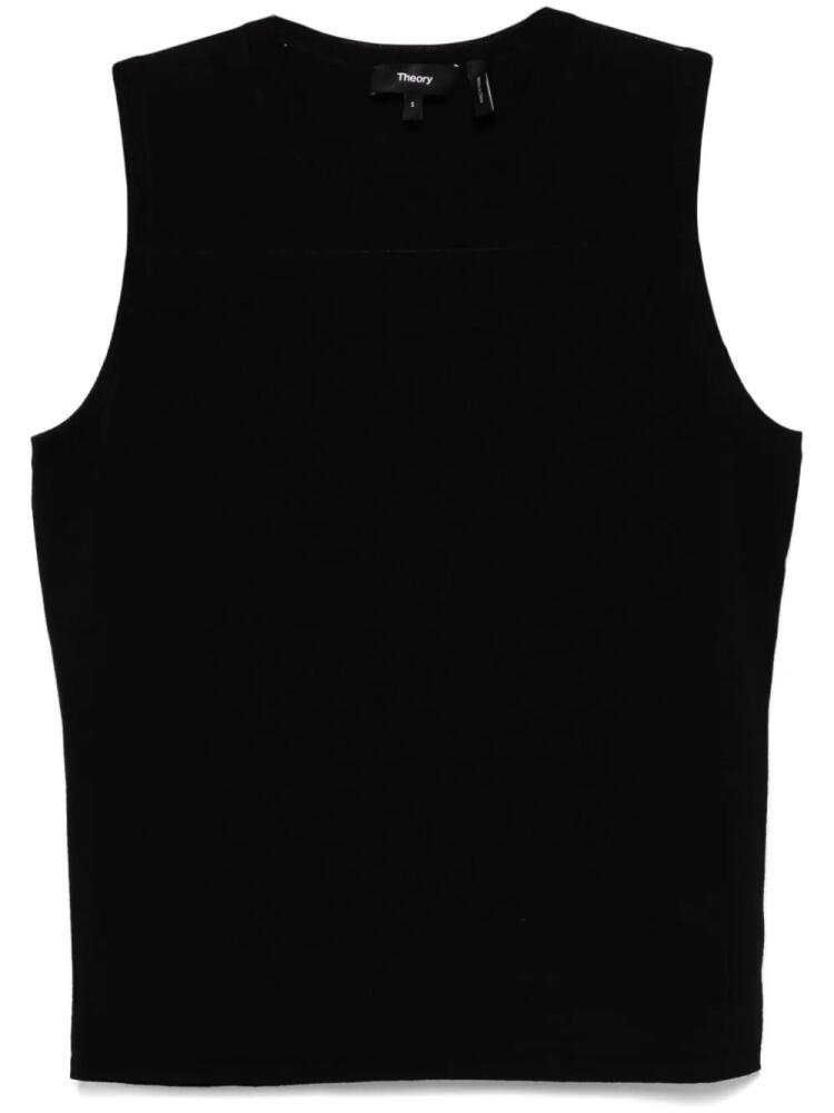 Theory merino wool vest - Black Cover