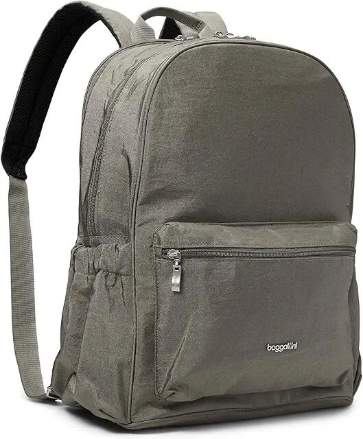 Baggallini On The Go Laptop Backpack (Sterling Shimmer) Backpack Bags Cover