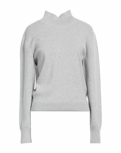 Fendi Woman Turtleneck Light grey Wool, Cashmere, Polyamide, Elastane Cover