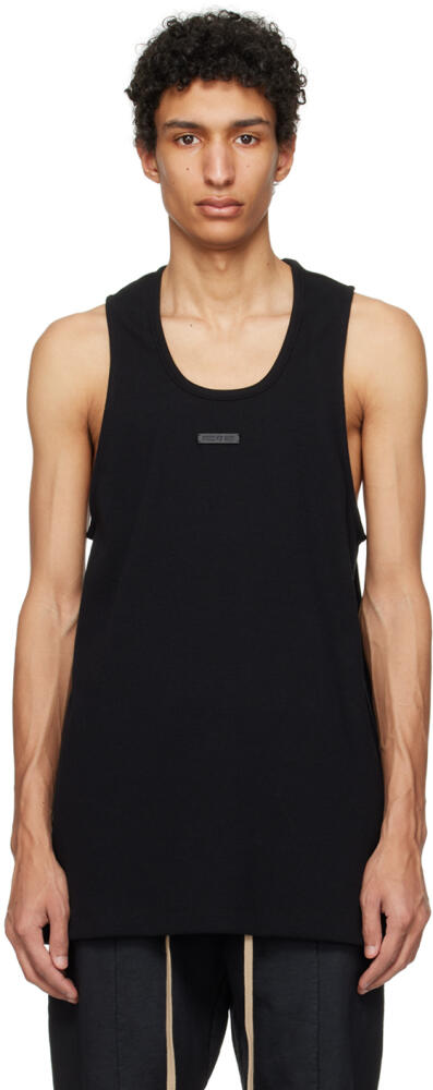 Fear of God Black Ribbed Tank Top Cover