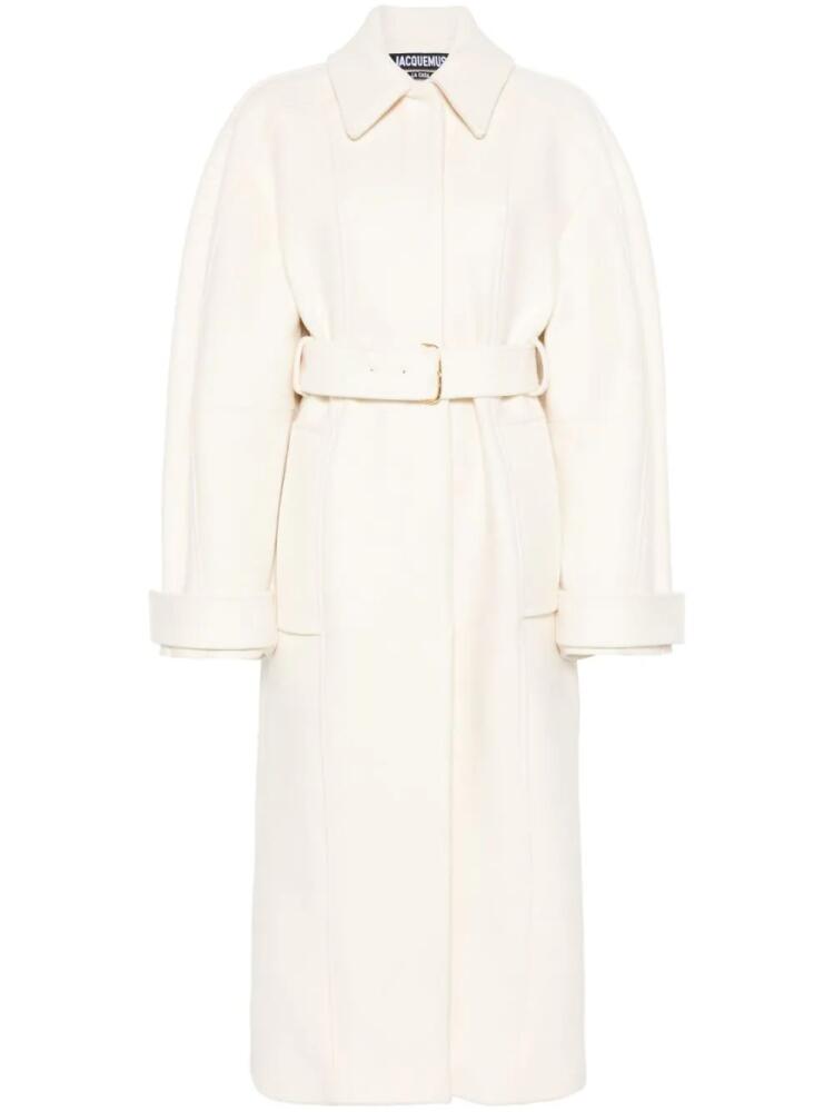 Jacquemus Bari coat - White Cover