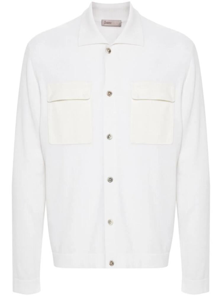 Herno cashmere shirt - White Cover