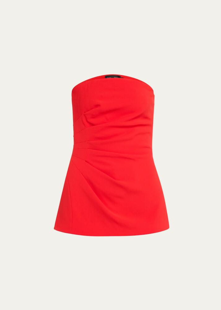 Proenza Schouler Matte Viscose Crepe Strapless Top Cover