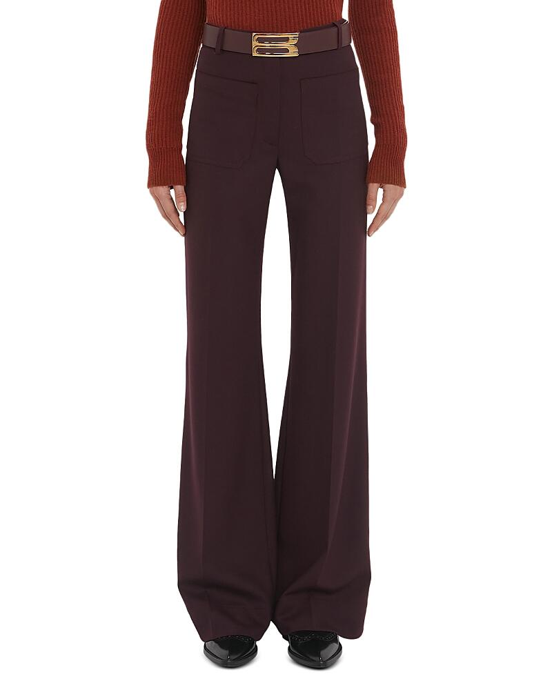 Victoria Beckham Alina High Waisted Wide Leg Pants Cover