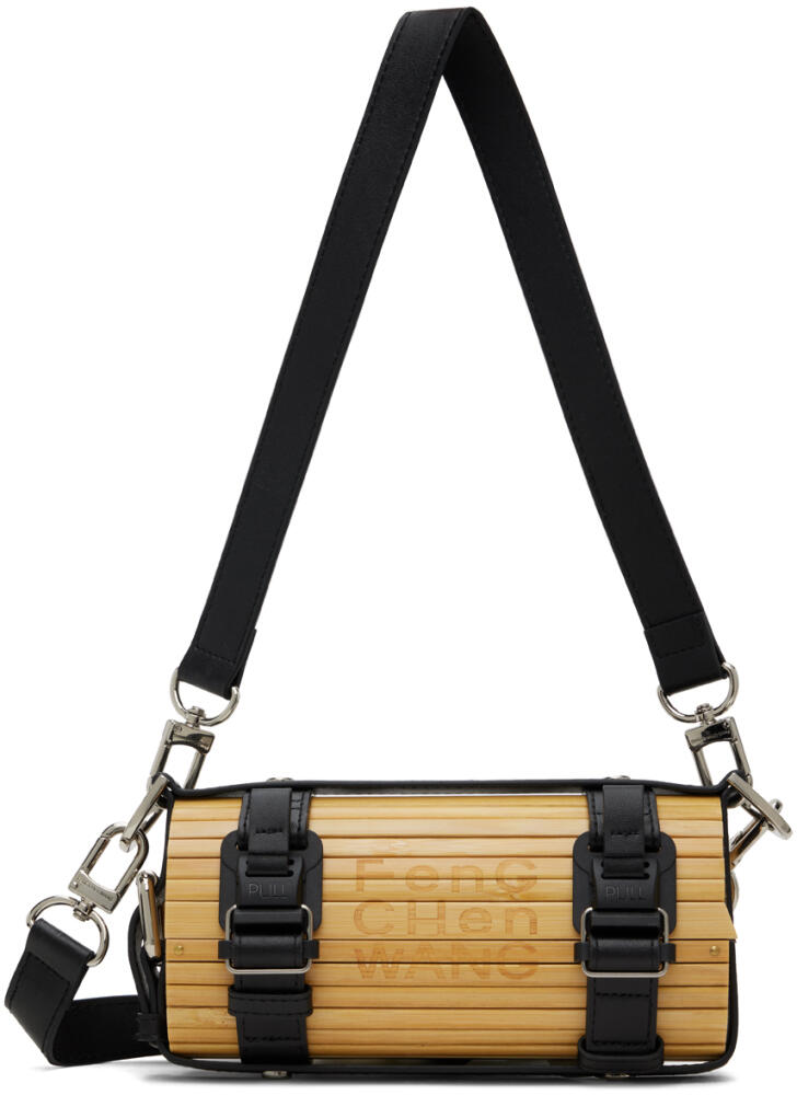 Feng Chen Wang Beige & Black Strap Small Bamboo Bag Cover