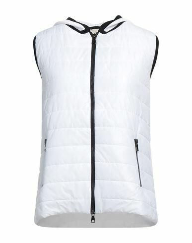 Kate By Laltramoda Woman Puffer White Viscose, Polyamide, Polyester Cover