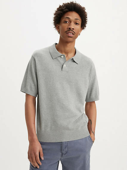 Levi's Sweater Knit Polo Shirt - Men's Cover